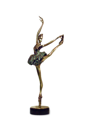 Ballerina, bronze sculpture by Ivan Minekov - Lantern Space
