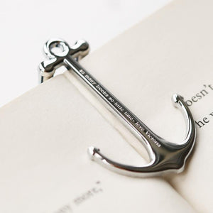Book Anchor - Silver & Matt Black - Lantern Space