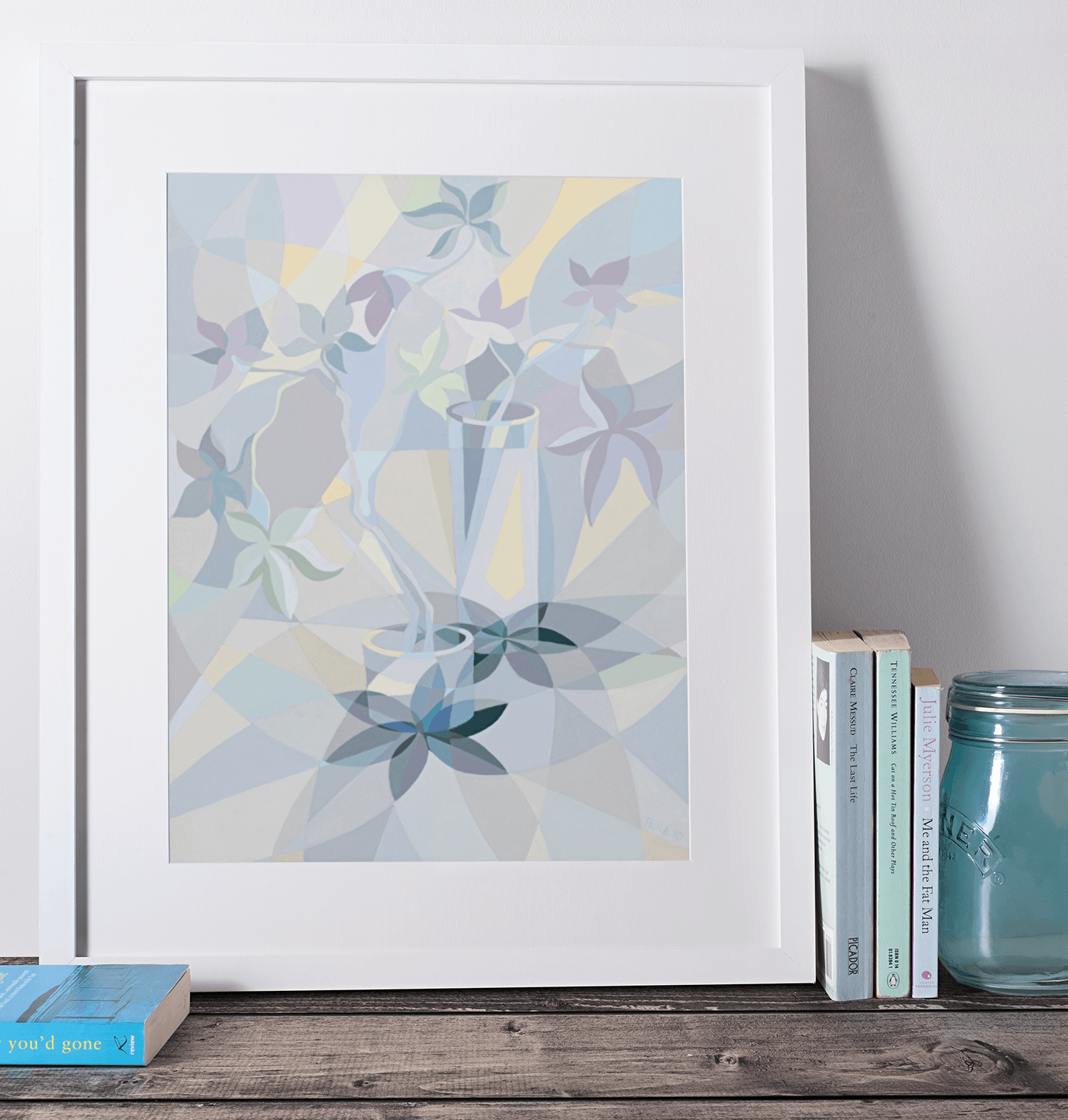 Still Life with Orchids, Art Print by Paola Minekov - Lantern Space