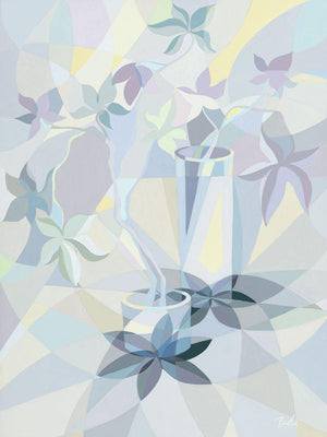 Still Life with Orchids, Art Print by Paola Minekov - Lantern Space