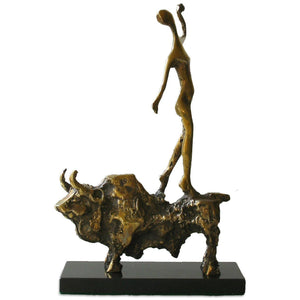 The Rape of Europa, Bronze Sculpture by Ivan Minekov - Lantern Space